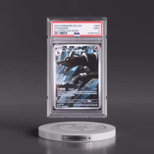 2024 Pokémon Sfa EN-Shrouded Fable #066 Houndoom - Illustration Rare (PSA 9 MINT)