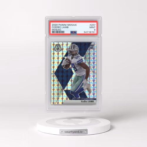 2020 Panini Mosaic #207 Ceedee Lamb - Mosaic (PSA 9 MINT)
