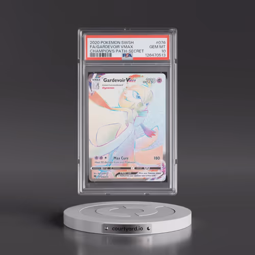2020 Pokémon Sword & Shield Champion's Path #076 Gardevoir Vmax - Full Art Secret (PSA 10 GEM MINT)