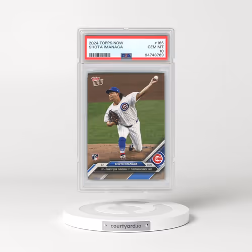 2024 Topps Now #165 Shota Imanaga (PSA 10 GEM MINT)