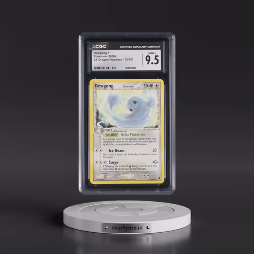 2006 EX Dragon Frontiers #15/101 Dewgong δ (CGC 9.5 MINT+)