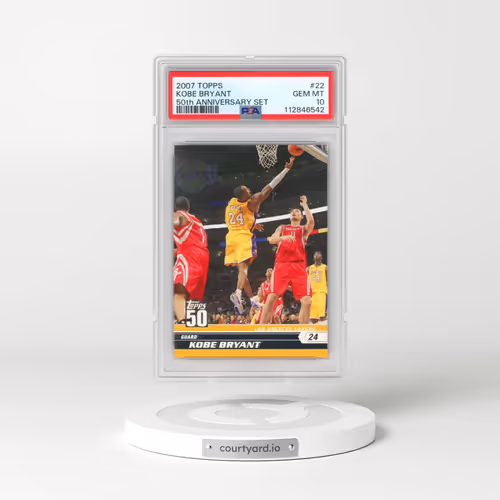 2007 Topps 50th Anniversary Set #22 Kobe Bryant (PSA 10 GEM MINT)