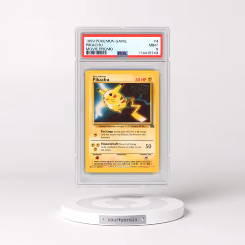 1999 Pokémon Game Movie #4 Pikachu - Movie Promo (PSA 9 MINT)