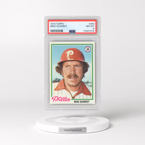 1978 Topps #360 Mike Schmidt (PSA 8 NM-MT)