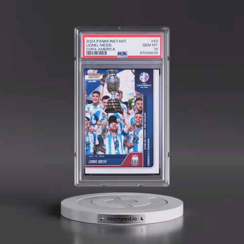 2024 Panini Instant Conmebol Copa America 2024 #43 Lionel Messi (PSA 10 GEM MINT)