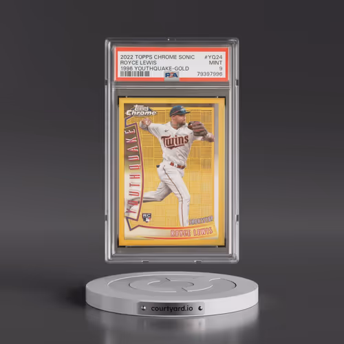 2022 Topps Chrome Sonic 1996 Youthquake #YQ24 Royce Lewis - Gold (PSA 9 MINT)