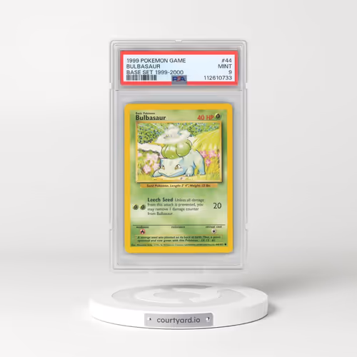 1999 Pokémon Game #44 Bulbasaur - Base Set 1999-2000 (PSA 9 MINT)