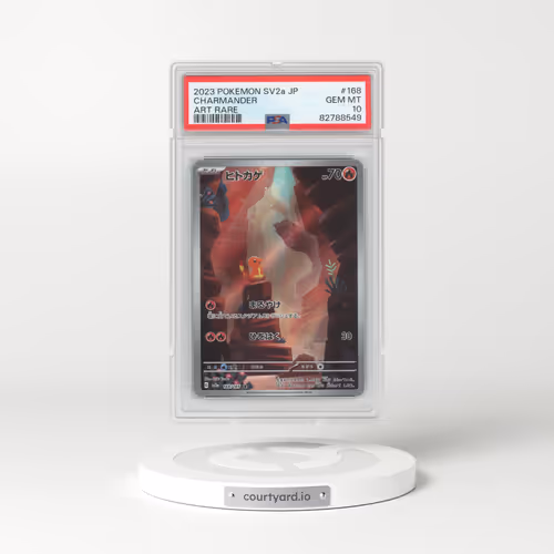2023 Pokémon Card 151 #168 Charmander - Art Rare (PSA 10 GEM MINT)