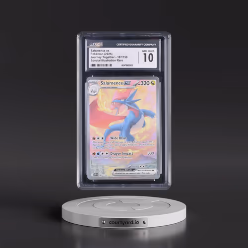 2025 Pokémon Jtg EN-Journey Together #187 Salamence EX - Holo Special Illustration Rare (CGC 10 GEM