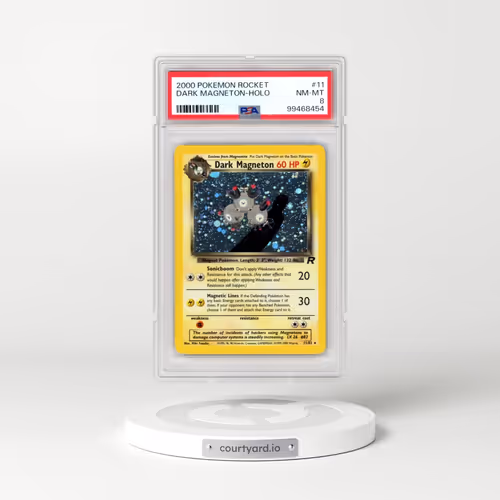 2000 Pokémon Rocket #11 Dark Magneton - Holo (PSA 8 NM-MT)