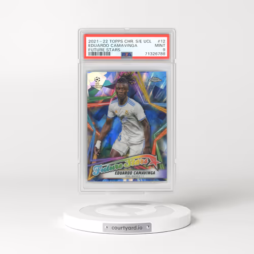 2022 Topps Chrome S/E UCL #12 Eduardo Camavinga - Future Stars (PSA 9 MINT)
