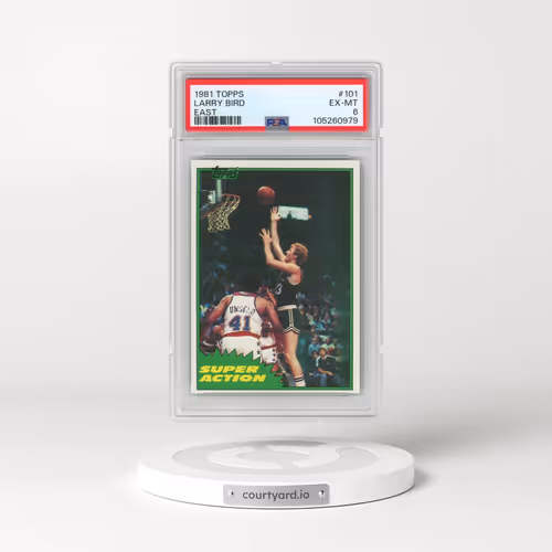 1981 Topps #101 Larry Bird - East (PSA 6 EX-MT)