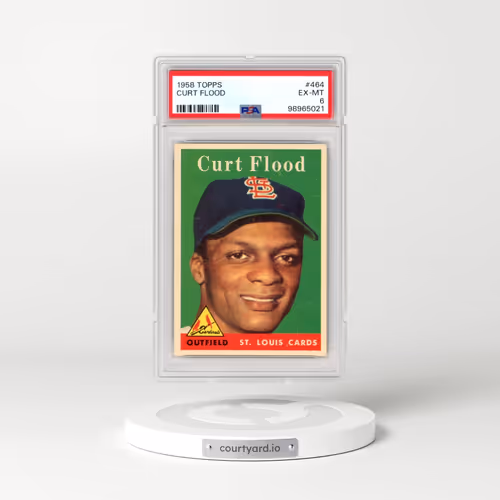 1958 Topps #464 Curt Flood (PSA 6 EX-MT)