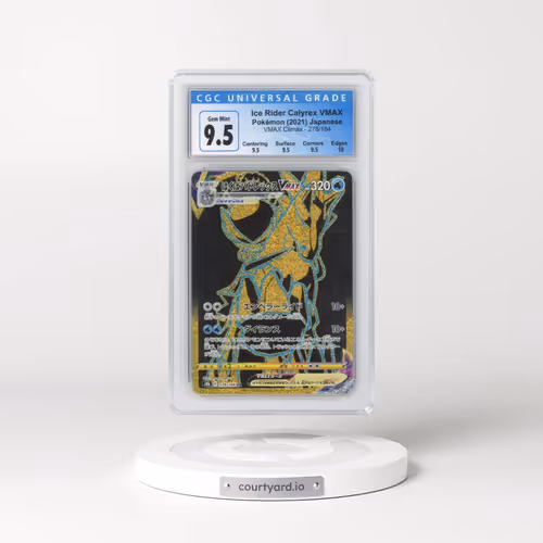 2021 VMAX Climax #278/184 Ice Rider Calyrex VMAX - Ultra Rare Holo (CGC 10 GEM MINT)