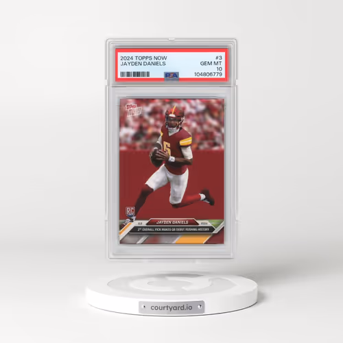 2024 Topps Now #3 Jayden Daniels (PSA 10 GEM MINT)