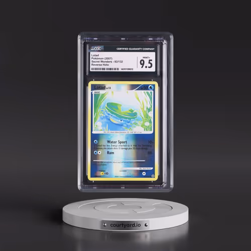 2007 Secret Wonders #92/132 Lotad - Reverse Holo (CGC 9.5 MINT+)