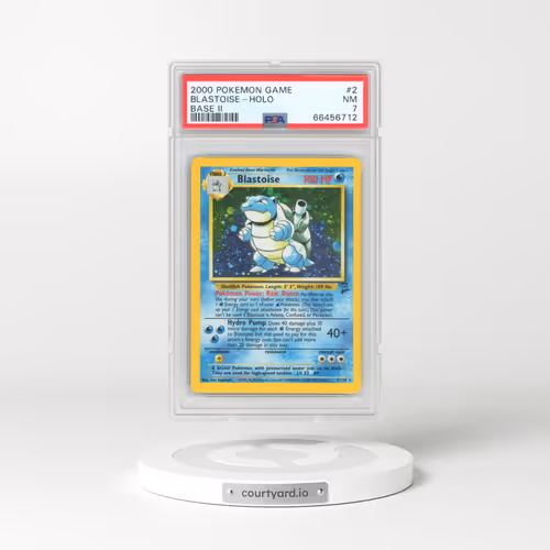 2000 Pokémon Game Base II #2 Blastoise - Holo (PSA 7 NM)