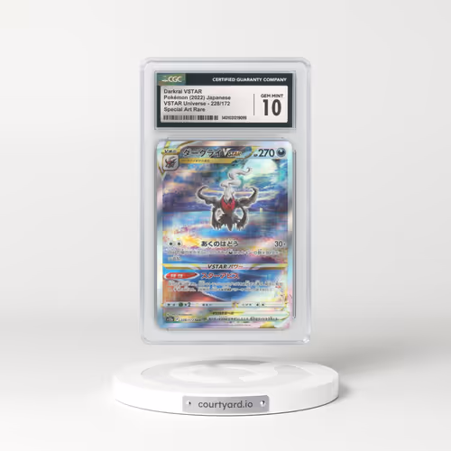 2022 Japanese VSTAR Universe #228 Darkrai VSTAR - Full Art Holo (CGC 10 GEM MINT)
