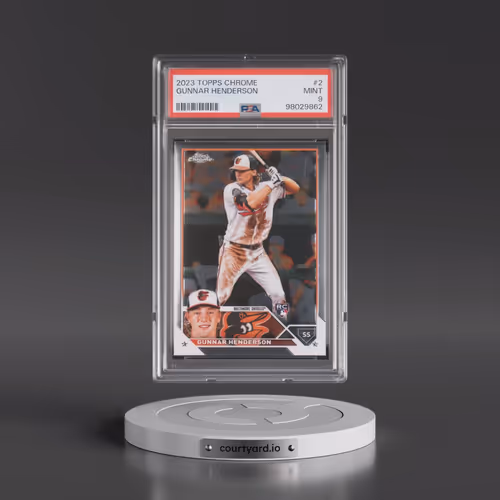 2023 Topps Chrome #2 Gunnar Henderson (PSA 9 MINT)