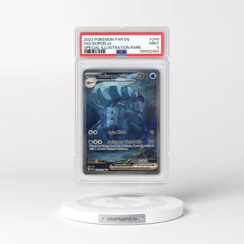 2023 Pokémon Par EN-Paradox Rift #246 Golisopod EX - Holo Special Illustration Rare (PSA 9 MINT)