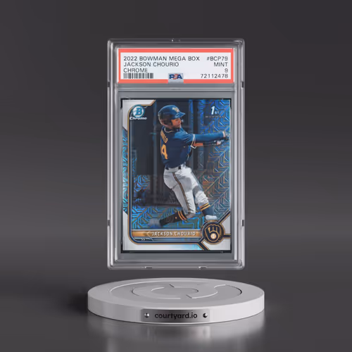 2022 Bowman Mega Box Chrome #79 Jackson Chourio (PSA 9 MINT)