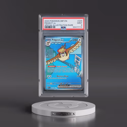 2023 Pokémon Obf EN-Obsidian Flames #225 Pidgeot EX - Holo Special Illustration Rare (PSA 9 MINT)