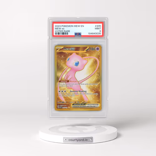 2023 Pokémon Mew EN-151 #205 Mew EX - Holo Hyper Rare (PSA 9 MINT)