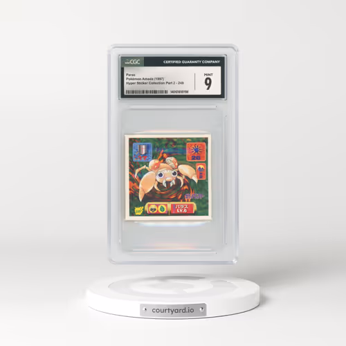 1997 Japanese Amada Sticker Collection #249 Paras (CGC 9 MINT)