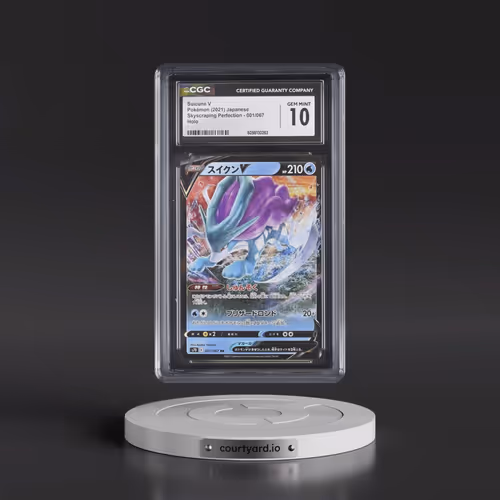 2021 Skyscraping Perfection #001/067 Suicune V - Holo (CGC 10 GEM MINT)