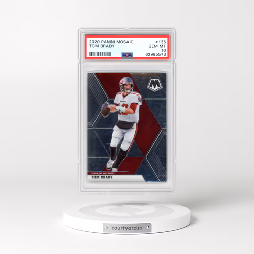 2020 Panini Mosaic #135 Tom Brady (PSA 10 GEM MINT)