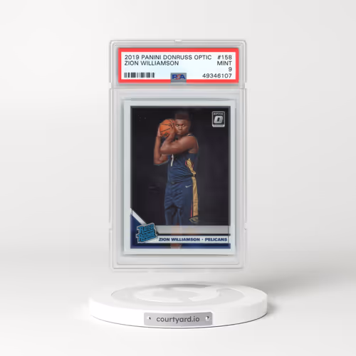 2019 Panini Donruss Optic #158 Zion Williamson (PSA 9 MINT)
