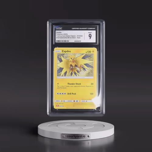 2023 Trading Card Game Classic - CLV, CLC, CLB #012/034 Zapdos - Charizard & Ho-Oh ex Deck - CLC Hol