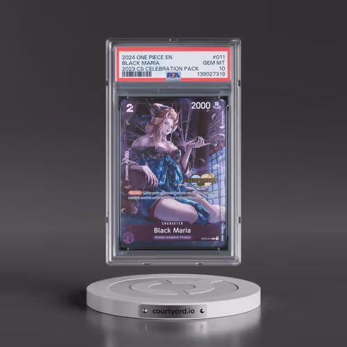 2024 One Piece Championship 2023 Celebration Pack #011 Black Maria (PSA 10 GEM MINT)