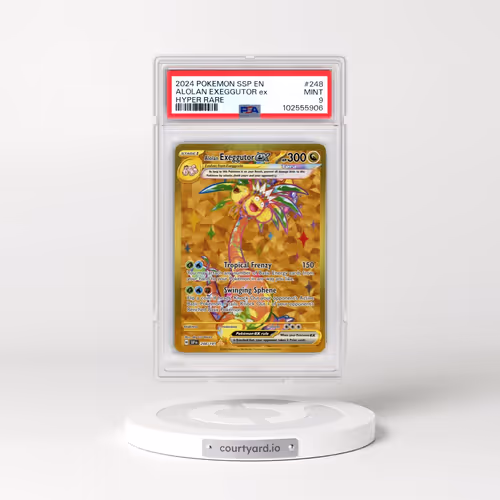 2024 Pokémon Ssp EN-Surging Sparks #248 Alolan Exeggutor EX - Holo Hyper Rare (PSA 9 MINT)