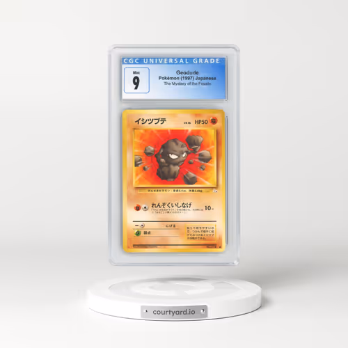 1997 The Mystery of the Fossils Geodude (CGC 9 MINT)