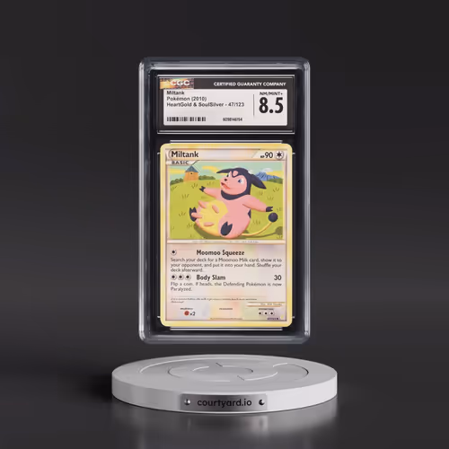 2010 HeartGold & SoulSilver #47/123 Miltank (CGC 8.5 NM-MT+)