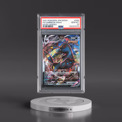 2021 Pokémon Sword & Shield Eevee Heroes #048 Umbreon Vmax - Full Art (PSA 10 GEM MINT)
