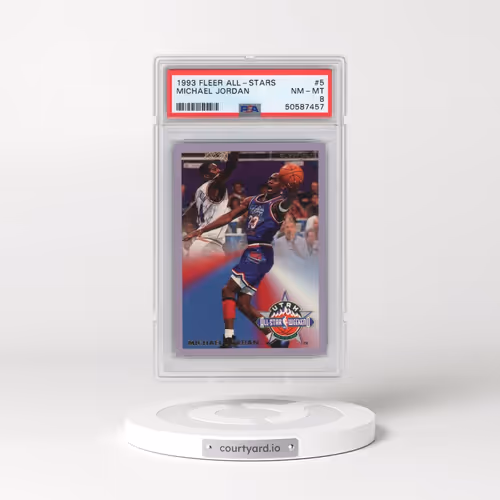 1993 Fleer All-Stars #5 Michael Jordan (PSA 8 NM-MT)