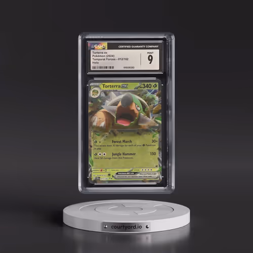 2023 Temporal Forces - TEF EN #012/162 Torterra ex - Holo (CGC 9 MINT)
