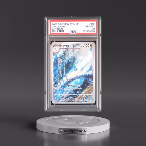 2023 Pokémon Sv2a-Pokemon 151 #182 Dragonair - Art Rare (PSA 10 GEM MINT)