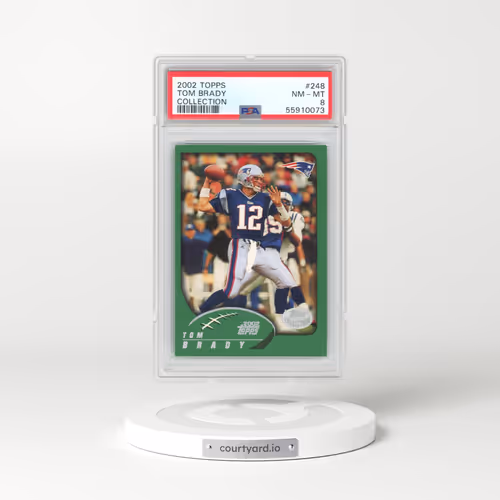 2002 Topps #248 Tom Brady - Collection (PSA 8 NM-MT)