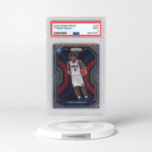 2020 Panini Prizm #256 Tyrese Maxey (PSA 9 MINT)