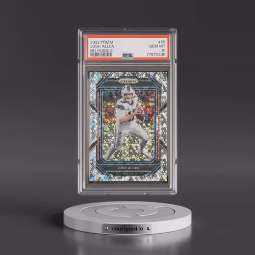 2022 Panini Prizm #29 Josh Allen - No Huddle (PSA 10 GEM MINT)