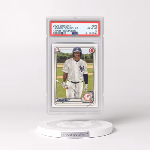 2020 Bowman Paper Prospects #BP8 Jasson Dominguez (PSA 10 GEM MINT)