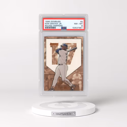 1996 Donruss Round Trippers #6 Ken Griffey Jr (PSA 8 NM-MT)