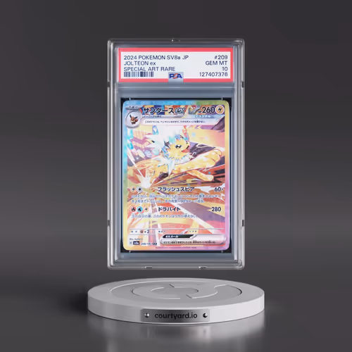 2024 Pokémon Sv8a-Terastal Fest EX #209 Jolteon EX - Holo Special Art Rare (PSA 10 GEM MINT)