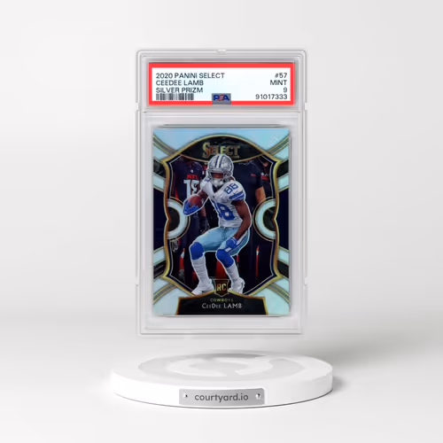 2020 Panini Select #57 Ceedee Lamb - Silver Prizm (PSA 9 MINT)