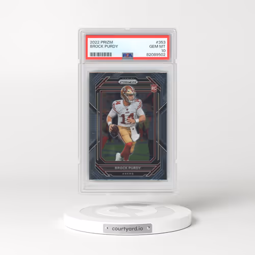 2022 Panini Prizm #353 Brock Purdy (PSA 10 GEM MINT)