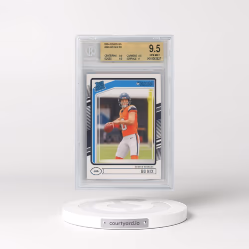 2024 Panini Donruss #369 Bo Nix (BGS 9.5 GEM MINT)