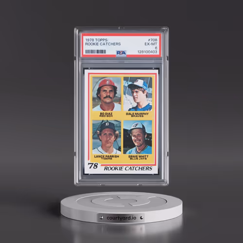 1978 Topps #708 Rookie Catchers (PSA 6 EX-MT)
